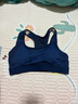 馬孔多（macondo）女子運動(dòng)內衣中高強度支撐減壓寬肩帶半抽拉式罩杯涼感速干文胸夏 夜海藍 M 曬單實(shí)拍圖
