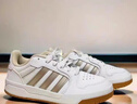 adidas ENTRAP美式校園風低幫運動板鞋少年感復古籃球鞋阿迪達斯 白/金色   37 曬單實拍圖