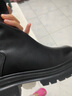 卓詩(shī)尼長(cháng)筒靴女2025年新款冬季靴子女長(cháng)靴英倫風(fēng)加絨瘦瘦靴顯瘦騎士靴女 黑色-單里 38 曬單實(shí)拍圖