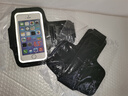 跑步手機包運動(dòng)臂包腕包健身舒適手機臂包超輕薄便攜觸屏手機包 適用（6-6.5寸）黑色 曬單實(shí)拍圖