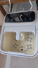 美的（Midea）泡腳桶足浴盆電動(dòng)泡腳盆加熱全自動(dòng)按摩2025實(shí)用洗腳盆智能恒溫過(guò)膝療家用 【升級款】生日禮物送爸爸媽媽父母親老人女士長(cháng)輩養生 曬單實(shí)拍圖