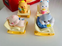 杞樂(lè )桌面擺件治愈系搖搖椅伴手禮品生日禮物卡皮巴拉情緒穩定工位裝飾 快樂(lè )搖搖椅（一套四個(gè)） 曬單實(shí)拍圖