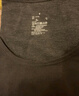 無(wú)印良品（MUJI） 女式 棉厚款 U領(lǐng) 八分袖T恤 FCD76C3A 紫色 M 160/84A 曬單實(shí)拍圖