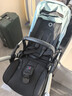 博格步（BUGABOO）荷蘭Bugaboo Bee6博格步多功能輕便城市型雙向可折疊嬰兒推車(chē) 銀架水霧藍 黑座 曬單實(shí)拍圖
