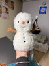Jellycat小雪人毛絨玩具安撫玩偶公仔娃娃禮物2025圣誕新品送禮生日禮物 小雪人 曬單實(shí)拍圖