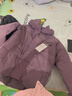 VEOX羽絨棉服女2025新款冬季加厚短款韓版寬松冬季棉襖學(xué)生面包服外套 灰紫色 M 建議108-122斤 曬單實(shí)拍圖