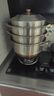 蒸鍋不銹鋼三層家用加厚蒸籠屜蒸饅頭多層蒸魚(yú)煤氣灶 金耳 4層 36cm 曬單實(shí)拍圖