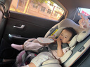 貝倍適（BAYBETSS）兒童安全座椅汽車(chē)用0-4-12歲寶寶360度旋轉嬰兒車(chē)載坐椅ISOFIX 米灰色【遮陽(yáng)棚+上拉帶+側保護】 曬單實(shí)拍圖