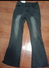 趣米樂(lè )小個(gè)子微喇牛仔褲女裝春秋季辣妹高腰顯瘦直筒窄版寬松潮流長(cháng)褲子 黑灰色 S 【建議86-90斤】 曬單實(shí)拍圖