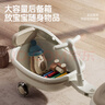 活石兒童扭扭車(chē)1-3歲可坐大人承重3-6歲防側翻溜溜車(chē)雙人嬰兒搖搖車(chē) 輕奢咖【拖斗+拉桿】 升級大拖斗可坐可儲物 曬單實(shí)拍圖