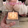 小熊蛋糕旋轉(zhuǎn)戒指盒魔術(shù)驚喜盒子翻轉(zhuǎn)七夕求婚表白生日禮盒首飾盒 【JD八倉發(fā)貨】白色自動款-翻轉(zhuǎn)盒 曬單實(shí)拍圖