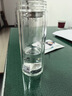 水宜生玻璃杯雙層水杯男泡茶高檔商務(wù)弱堿養生辦公水晶杯透明防燙微保溫 【380ml】禮盒裝 曬單實(shí)拍圖