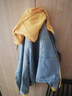 愛(ài)麥依春秋短款牛仔外套女2026新款減齡連帽拼接寬松休閑百搭小個(gè)子上衣 黃色帽子 寬松版型 XL 建議125-135 曬單實(shí)拍圖