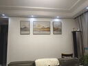 有介福祿金山客廳裝飾畫(huà)大氣沙發(fā)背景山水畫(huà)高級感現代簡(jiǎn)約三聯(lián)畫(huà) 客廳三聯(lián)-福祿青山 邊30_40中60_40晶瓷平面+黑框 曬單實(shí)拍圖