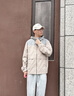 National Geographic國家地理25秋新品奧斯丁男女同款連帽休閑夾克外套 沉穩米色MOURNING BEIGE L 曬單實(shí)拍圖