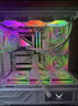 瓦爾基里（VALKYRIE）VK03 WHITE 白色 ATX 游戲電腦臺式機箱 支持360水冷 6.2吋觸摸屏 270°海景房 曬單實拍圖