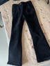 微喇褲女高腰顯瘦加絨加厚冬季2025新款韓版時(shí)尚百搭喇叭褲 黑色 M /2尺-27碼 曬單實(shí)拍圖
