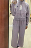 駱駝（CAMEL）立領(lǐng)運動(dòng)套裝女棉感休閑運動(dòng)服兩件套 J25CAXLN012 華芙紫 XL 曬單實(shí)拍圖