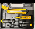 得力（deli）家用工具箱套裝電工木工電訊維修組套五金手動(dòng)工具套裝32件套 曬單實(shí)拍圖