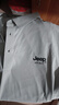 JEEP SPIRIT吉普短袖t恤男士夏季冰絲透氣商務(wù)翻領(lǐng)休閑半袖上衣 中灰色  XL 曬單實(shí)拍圖
