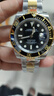 勞斯丹頓潛航系列-男士簡(jiǎn)約自動(dòng)機械間金腕表 間金 40mm 曬單實(shí)拍圖