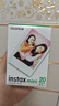 富士（FUJIFILM）  instax立拍立得相機 3英寸mini迷你相紙膠片膠卷 雙包+相冊+冰箱貼+收納盒+邊框貼【含20張白邊】 官方標配 曬單實(shí)拍圖