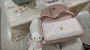 COW&KITTY正品KT貓女包2026年新款女士手提包單肩包斜挎包生日禮物新年禮物 櫻花粉送禮盒掛件 長(cháng)20cm寬7.5cm高13cm 曬單實(shí)拍圖