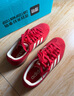 adidas「T頭鞋」VL COURT復(fù)古休閑板鞋德訓(xùn)鞋男女阿迪達(dá)斯輕運(yùn)動(dòng) 淺猩紅/暖香草色/黃色   38 曬單實(shí)拍圖