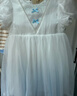 巴拉巴拉女童連衣裙兒童裙子夏裝小童漸變網(wǎng)紗裙甜美洋氣精致繡花 白藍色調00318 110 曬單實(shí)拍圖