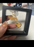 周六福足金黃金項鏈女牡丹花吊墜AC062228約5.2g42+2cm生日禮物計價(jià) 曬單實(shí)拍圖