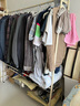 全品屋衣架落地立式衣帽架掛衣架臥室專(zhuān)用晾衣架掛衣服高級置物架V雙120 曬單實(shí)拍圖