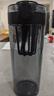 米家Tritan水杯 600ml大容量 小米（MI）健身彈蓋杯搖搖杯 深灰色 曬單實(shí)拍圖