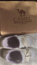 駱駝（CAMEL）漫游復古慢跑鞋女戶(hù)外運動(dòng)鞋子 K23S09L7014-1 米白/香芋紫 39 曬單實(shí)拍圖