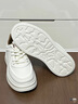 馬克華菲男鞋2026新款夏季百搭厚底板鞋男休閑運動(dòng)小白鞋子透氣面包鞋子男 米白 標準運動(dòng)尺碼 41 曬單實(shí)拍圖
