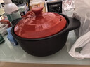 愛(ài)仕達（ASD）砂鍋陶瓷煲湯鍋燉鍋2.5L耐高溫淺湯煲仔飯鍋明火專(zhuān)用RXC25B3WG-O 曬單實(shí)拍圖
