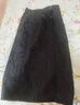 范思藍恩23FS11067 新中式黑色提花半身裙女春秋高腰直筒開(kāi)叉裙子 黑色 M 曬單實(shí)拍圖