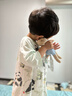 柯斯德尼（kidsneed）嬰兒衣服連體衣夏季薄款7分袖純棉新生兒哈衣爬服寶寶睡袋 100碼 曬單實(shí)拍圖