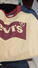 Levi's 李維斯兒童裝男童長(cháng)袖T恤春秋款圓領(lǐng)打底衫百搭撞色插肩袖上衣 焦糖布丁白 130 /64 【建議身高116-122cm】 曬單實(shí)拍圖