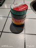 德力西電氣電工膠布絕緣防水膠帶 電工防觸電PVC電氣膠帶 10yd5個(gè)（5種色裝） 曬單實(shí)拍圖