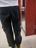 行運龍褲子男童春秋新款工裝褲休閑束腳潮流中大童純棉洋氣寬松童裝長(cháng)褲 黑色 140 曬單實(shí)拍圖