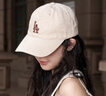 美職棒（MLB）官方 張凌赫同款帽子男女遮陽(yáng)帽仿牛仔鴨舌帽新款棒球帽 洛杉磯道奇隊/淺米色 均碼 F-帽圍可調節 曬單實(shí)拍圖