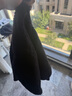 JNBY/江南布衣冬新品羊羔毛皮草軟糯蓬松外套棒球服女5OAA14270 001/本黑 S 曬單實(shí)拍圖