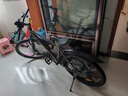 喜德盛山地自行車(chē)黑客380避震前叉21速禧瑪諾變速X6鋁合金車(chē)架通勤代步 黑/灰色 17寸（建議身高165-180） 曬單實(shí)拍圖