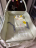 ANGI BABY尿布臺嬰兒護理臺多功能嬰兒床操作臺新生兒撫觸臺寶寶洗澡尿布臺 【龍骨加固+四檔高度+晾衣架】綠 寶寶換尿不濕護理臺可移動(dòng) 曬單實(shí)拍圖