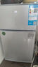 奧克斯小冰箱家用小型迷你冷藏冷凍兩用出租房宿舍用節能省電寢室辦公室電冰箱 【熱賣(mài)款 升級凈化去味】22A126DW銀 曬單實(shí)拍圖
