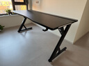 杰妮卡實(shí)木電腦桌二段分板臺式電競家用書(shū)桌學(xué)習桌可裝機械臂碳纖維桌子 【Super分板】實(shí)木黑色 180*75*75CM【實(shí)木30mm】 曬單實(shí)拍圖