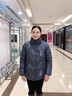 鴨鴨（YAYA）媽媽羽絨服女短款洋氣2025新款中老年人女裝冬季奶奶保暖立領(lǐng)外套 紫色 3XL 【建議120-135斤】 曬單實(shí)拍圖