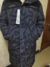 波司登（BOSIDENG）冬季羽絨服男女同款情侶款中長(cháng)款連帽90絨商場(chǎng)同款運動(dòng)百搭外套 黑灰涂鴉線(xiàn)條9BX2-24 2XL 180/100A 曬單實(shí)拍圖