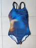 TOSWIM拓勝女士泳衣連體三角細肩帶顯瘦遮肚游泳衣女 藍海霓虹L 曬單實(shí)拍圖