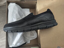 斯凱奇（Skechers）男鞋休閑商務(wù)鞋秋季一腳蹬厚底板鞋軟底舒適樂(lè )福鞋豆豆鞋77157 曬單實(shí)拍圖